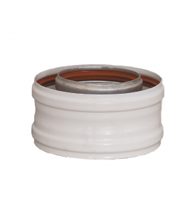 Manguito Unión Hembra - Hembra PRACTIC de 60/100mm para Chimenea Estanca Coaxial de Aluminio Manguito Unión Hembra - Hembra PRACTIC de 60/100mm para Chimenea Estanca Coaxial de Aluminio