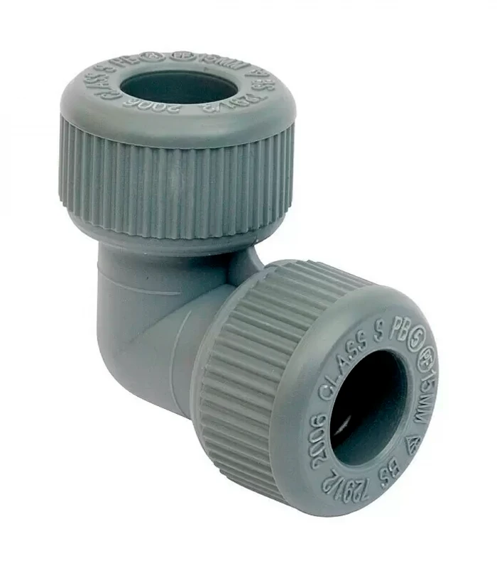 Codo igual Tubo - Tubo de Polibutileno EGB Gris