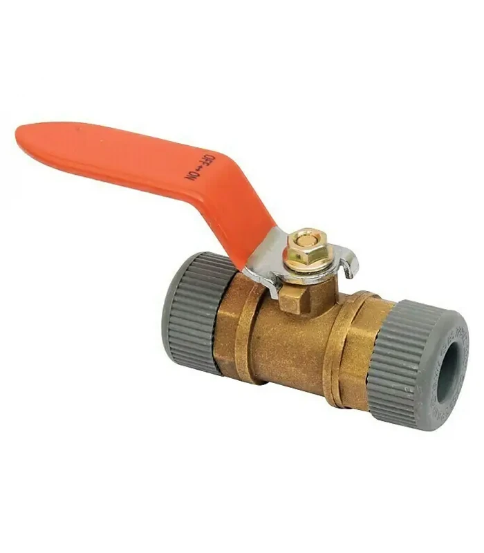 Válvula bola de superficie de Polibutileno EGB Gris