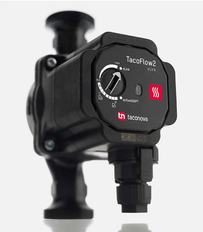 Bomba circuladora TACONOVA  para calefacción "TacoFlow2" de 180mm de Longitud entre tuercas