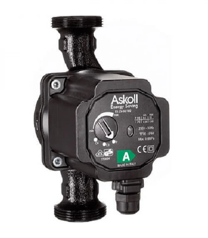 Bomba circuladora ASKOLL para calefacción "Energy Saving" de 180mm de Longitud entre tuercas
