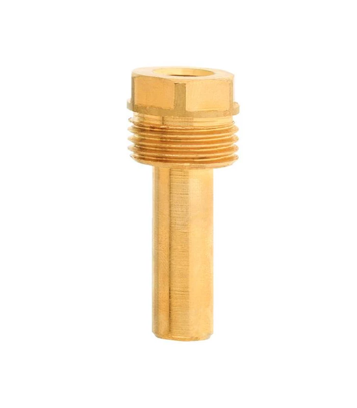 Vaina en Latón de 1/2" y 45mm de longitud para sondas de 8mm