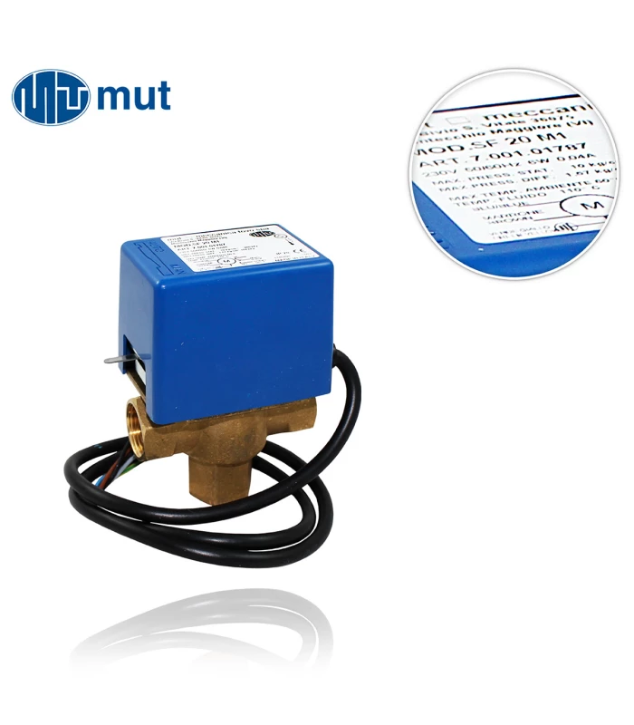 Válvula Zona Mut SF-20-M1 3 Vías 3/4" con Micro