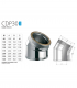 Codo a 30º de Chimenea inoxidable BOFILL Doble Pared Aislada AiSi-304
