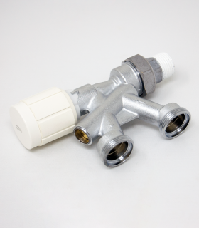 Llave Escuadra Monotubo Termostatizable para Radiador BAXI ROCA Serie NT18