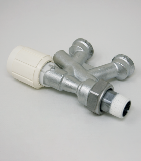 Llave Escuadra Monotubo Termostatizable para Radiador BAXI ROCA Serie NT18