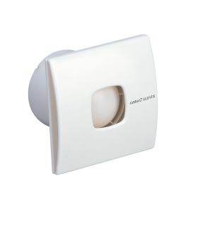 Ventilador axial CATA Silentis 10T con Temporizador, tubería de 100 mm Blanco