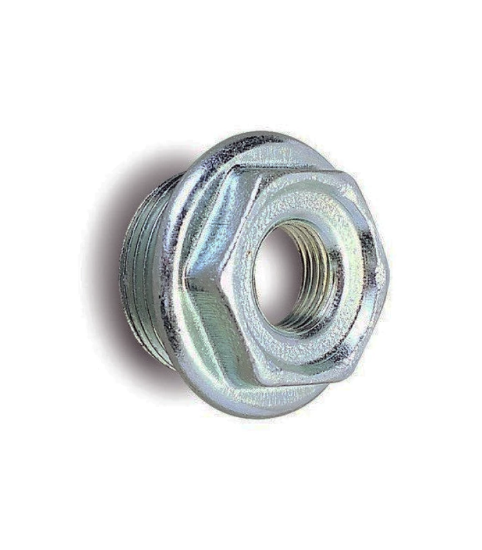 Reducción Cincada para Radiadores de 1" a 3/8" Derecha